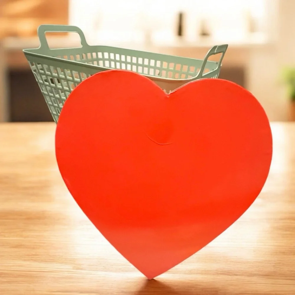 Heart-Shaped Red Gift Box